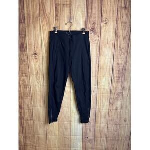 Athleta Joggers Zipper Pockets Black Women's Size XS